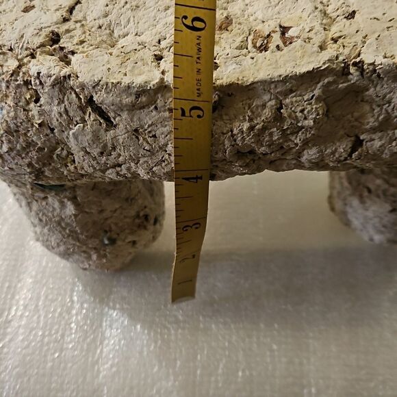 Unique Textured Paper Mache Stool - Picture 7 of 7